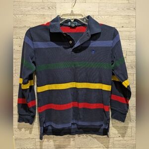 Polo by Ralph Lauren Blue and Red Shirt Size 8 Boys